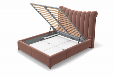 Спальное место 160х200, с подъемным механизмом, ткань Инфинити Dusty Rose