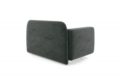 Диван-кровать, ткань Сенсей (Scratch resistance) Black Onyx
